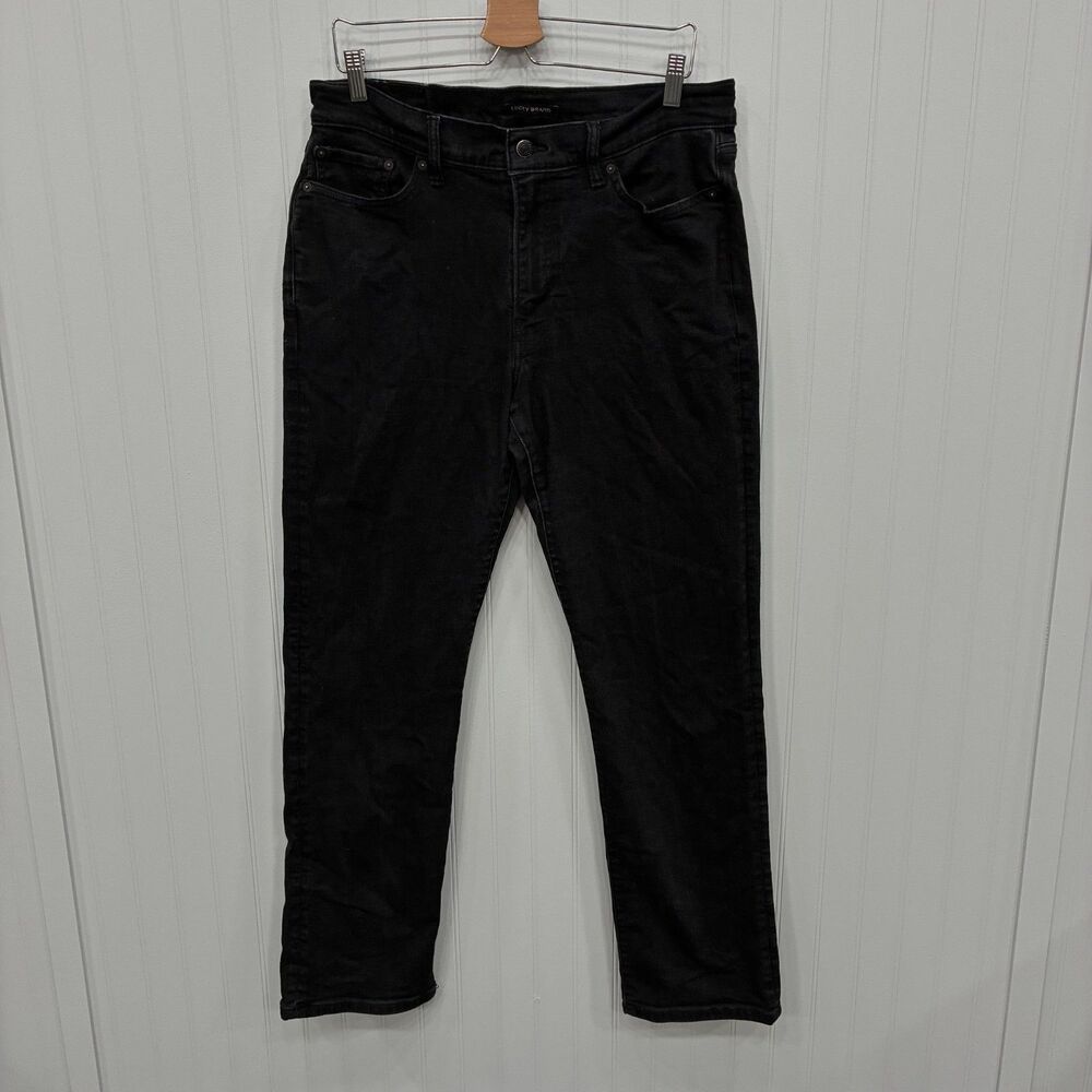 Lucky Brand Men's W33 x L32 Black 363 Vintage Straight Straight Denim Jeans